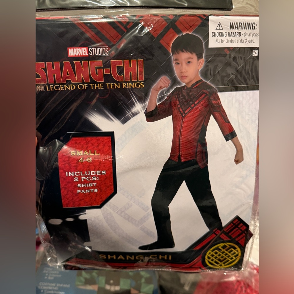 Marvel Red and Black Shang-Chi Kids Outfit